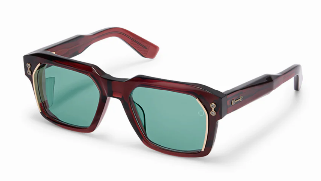 AKS-535D-CRYSTAL BURGUNDY - 12K GLD